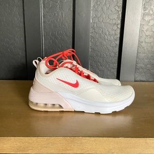 Nike Womens Air Max Motion 2 White Track Red Size 6.5